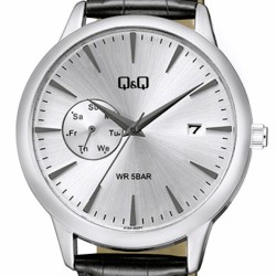Ρολόι Χειρός Q&Q A12A-002PY Πολλαπλών ενδείξεων