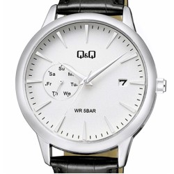 Ρολόι Χειρός Q&Q A12A-004PY Πολλαπλών ενδείξεων