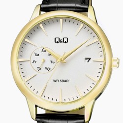 Ρολόι Χειρός Q&Q A12A-005PY Πολλαπλών ενδείξεων