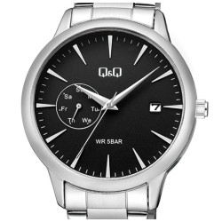 Ρολόι Χειρός Q&Q A12A-009PY Πολλαπλών ενδείξεων
