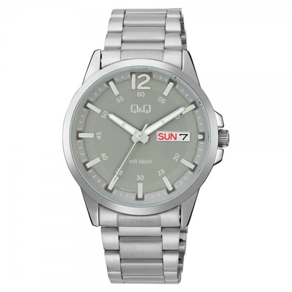 Ρολόι Χειρός Q&Q A36A-002PY Ημέρας, Ημερομηνίας