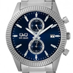 Ρολόι Χειρός Q&Q A39A-004PY Πολλαπλών ενδείξεων