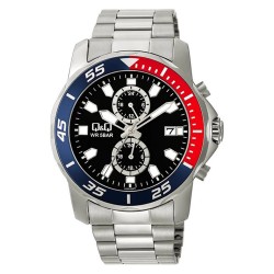 Ρολόι Χειρός Q&Q A42A-002PY Πολλαπλών ενδείξεων