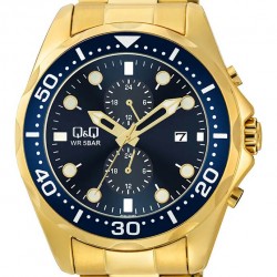 Ρολόι Χειρός Q&Q A43A-003PY Πολλαπλών ενδείξεων