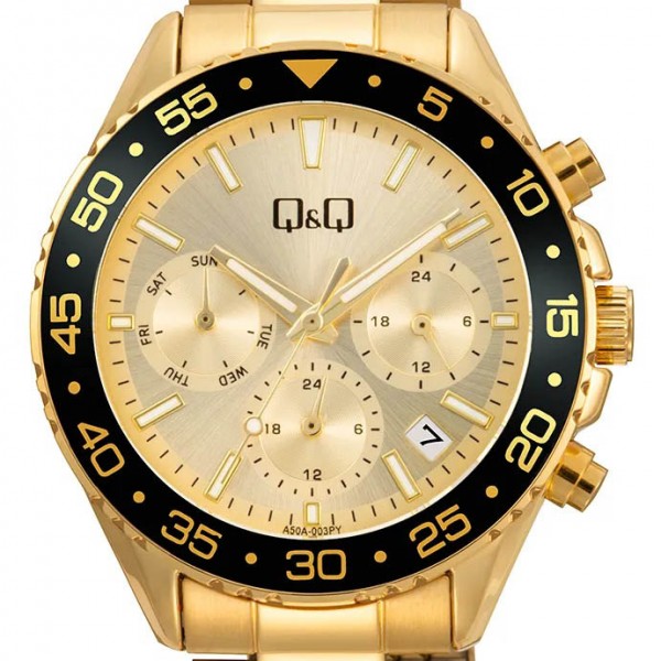 Ρολόι Χειρός Q&Q A50A-003PY  Γυναικείο Πολλαπλών Ενδείξεων