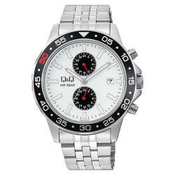 Ρολόι Χειρός Q&Q A53A-001PY Πολλαπλών ενδείξεων