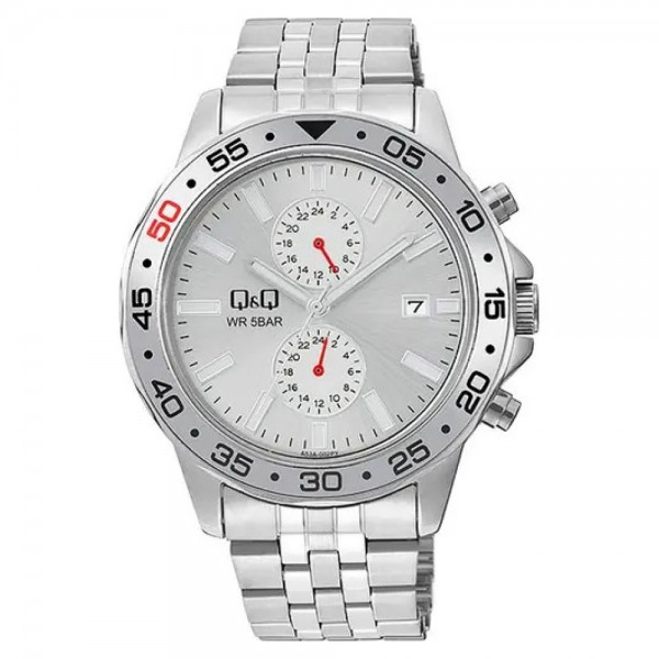 Ρολόι Χειρός Q&Q A53A-002PY Πολλαπλών ενδείξεων