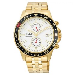 Ρολόι Χειρός Q&Q A53A-004PY Πολλαπλών ενδείξεων