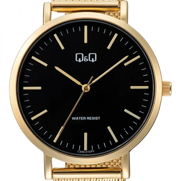 Ρολόι Χειρός Q&Q C34A-012PY Ρολόι Χειρός Q&Q C34A-012PY