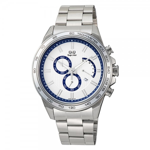 Ρολόι Χειρός Q&Q C54A-501PY Χρονογράφος