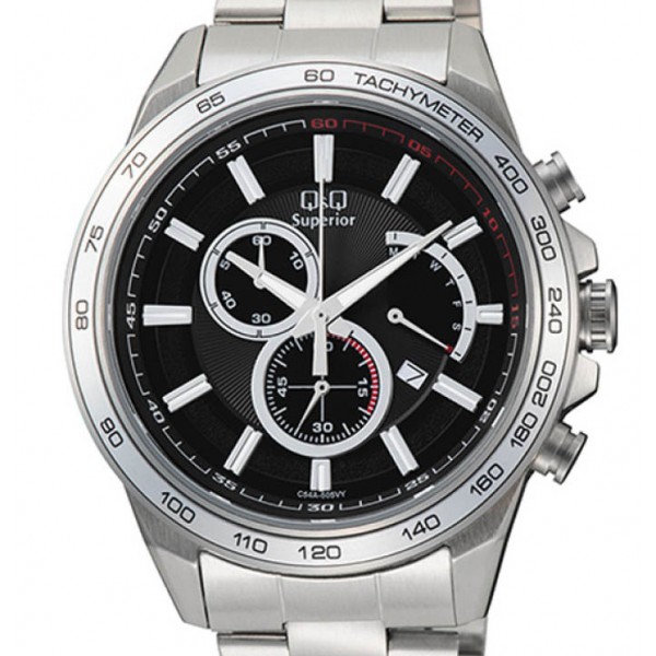 Ρολόι Χειρός Q&Q C54A-505PY Χρονογράφος