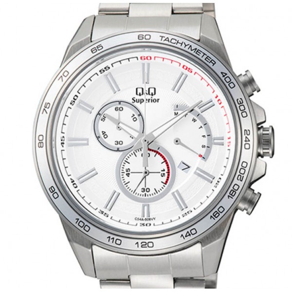 Ρολόι Χειρός Q&Q C54A-506PY Χρονογράφος