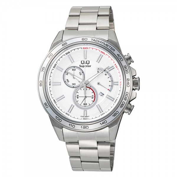 Ρολόι Χειρός Q&Q C54A-506PY Χρονογράφος