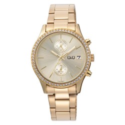 Ρολόι Χειρός Q&Q C70A-006PY Πολλαπλών Ενδείξεων