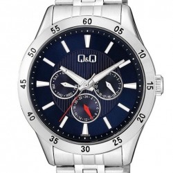 Ρολόι Χειρός Q&Q CE02J202 Πολλαπλών Ενδείξεων