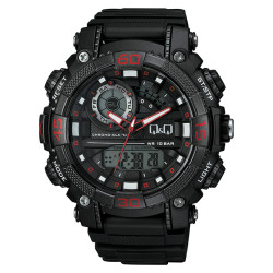 Ρολόι Χειρός Q&Q GW87J011 Διπλής Ώρας