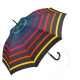 Happy Rain 41082-2 Αυτόματη Ομπρέλα Μπαστούνι Μαύρη-Πολύχρωμη