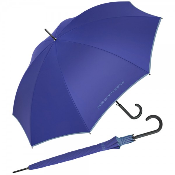 Benetton 56110 Λιλά Αυτόματη Ομπρέλα Μπαστούνι