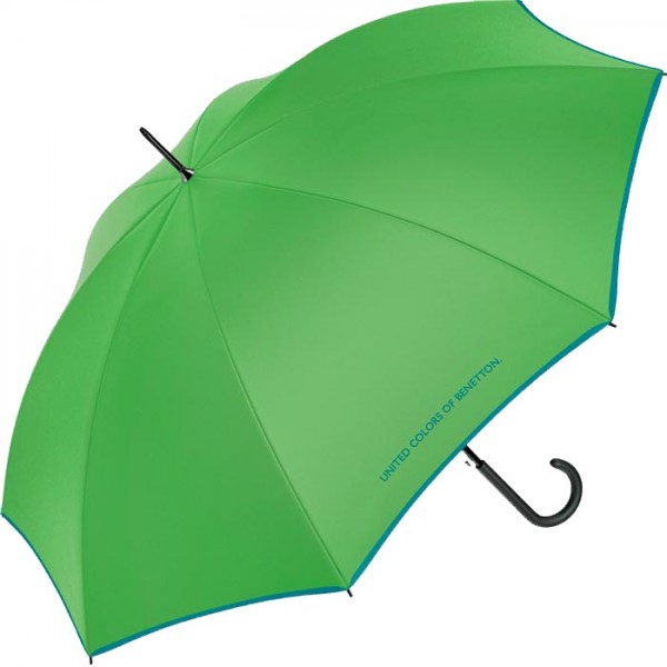 Benetton 56125 Bud Green Αυτόματη Ομπρέλα Μπαστούνι