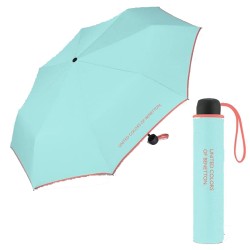 Benetton 56250 Σιέλ  Χειροκίνητη Ομπρέλα Βροχής