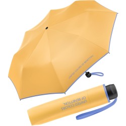 Benetton 56261 Κίτρινη Χειροκίνητη Ομπρέλα Βροχής