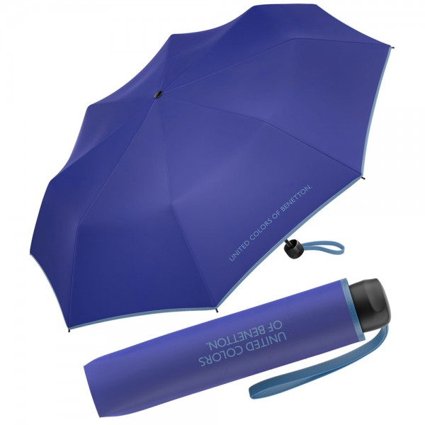 Benetton 56310 Λιλά Χειροκίνητη Ομπρέλα Βροχής