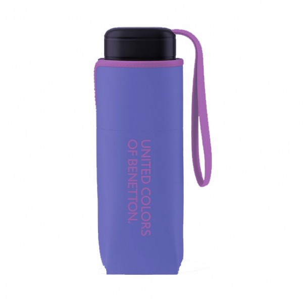 Benetton 56515 Μωβ Super Mini Χειροκίνητη Ομπρέλα Βροχής