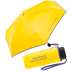 Benetton 56518 Κίτρινη Super Mini Χειροκίνητη Ομπρέλα Βροχής