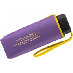 Benetton 56521 Μωβ Super Mini Χειροκίνητη Ομπρέλα Βροχής