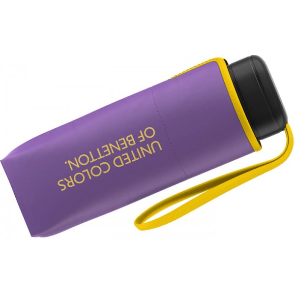 Benetton 56521 Μωβ Super Mini Χειροκίνητη Ομπρέλα Βροχής