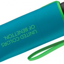 Benetton 56523 Γαλαζοπράσινη Super Mini Χειροκίνητη Ομπρέλα Βροχής