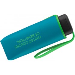 Benetton 56523 Γαλαζοπράσινη Super Mini Χειροκίνητη Ομπρέλα Βροχής
