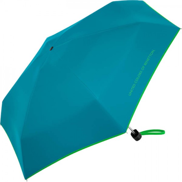 Benetton 56523 Γαλαζοπράσινη Super Mini Χειροκίνητη Ομπρέλα Βροχής Benetton 56523 Γαλαζοπράσινη Super Mini Χειροκίνητη Ομπρέλα Βροχής