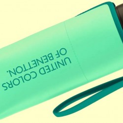 Benetton 56524 Ice Green Super Mini Χειροκίνητη Ομπρέλα Βροχής 