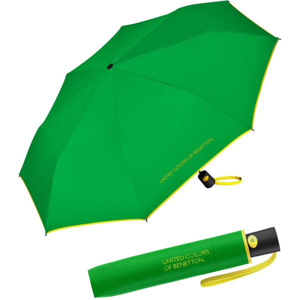 Benetton 56604Α Πράσινη Αυτόματη Ομπρέλα Βροχής