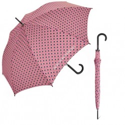 Benetton 59067 Ροζ Αυτόματη Ομπρέλα Μπαστούνι