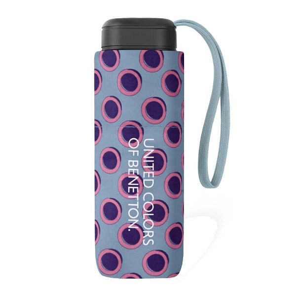 Benetton 59073 Γκρι Super Mini Χειροκίνητη Ομπρέλα Βροχής