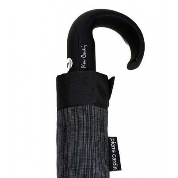 Pierre Cardin MS-2450GAV-2 Μεγάλη Αυτόματη Γκρι Ανδρική Ομπρέλα Βροχής 