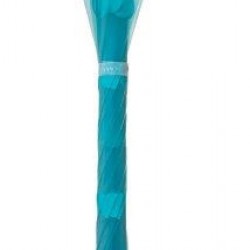 Happy Rain 40995 Αυτόματη Ομπρέλα Μπαστούνι Διαφανής με Μπλε Πουάν