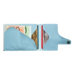 Πορτοφόλι Tru Virtu Click & Slide Rhombus LightBLue / Silver 24104000312