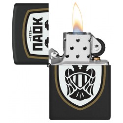 Zippo 218-119419 PAOK Black Logo