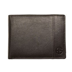 Δερμάτινο Πορτοφόλι Alpha Status 10101-F Rfid Καφέ