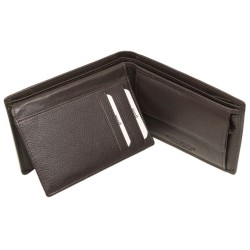 Δερμάτινο Πορτοφόλι Alpha Status 10101-F Rfid Καφέ