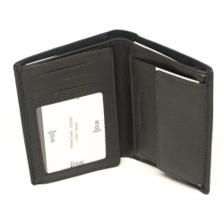 Δερμάτινο Πορτοφόλι Alpha Status 10104D-0 Rfid Μαύρο