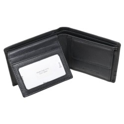 Δερμάτινο Πορτοφόλι Alpha Status 10110-0 Rfid Μαύρο