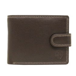 Δερμάτινο Πορτοφόλι Alpha Status 10111-0 Rfid Καφέ