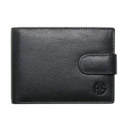 Δερμάτινο Πορτοφόλι Alpha Status 10113-0 Rfid Μαύρο