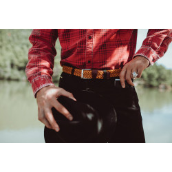 Πλεκτή Πράσινη Ζώνη BL214-91