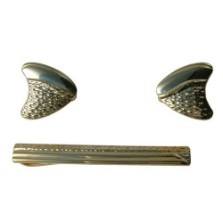 Ανδρικό Σετ Δώρου Μανικετόκουμπα + Κλιπ Γραβάτας TIE01-08