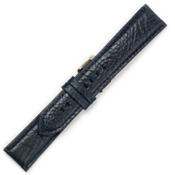 ΛΟΥΡΑΚI ΔΕΡΜΑΤΙΝΟ ΜΠΛΕ 0405BL 24 mm